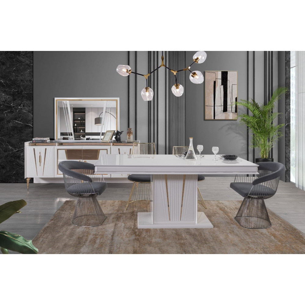 LORA DINING ROOM SET -  Koltukevim Inegol Online Furniture Store