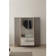 NARA WARDROBE (4 DOOR CABİNET) - Koltukevim Inegol Online Furniture Store NARA WARDROBE (4 DOOR CABİNET) - Koltukevim Inegol Online Furniture Store