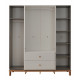 NARA WARDROBE (4 DOOR CABİNET) - Koltukevim Inegol Online Furniture Store NARA WARDROBE (4 DOOR CABİNET) - Koltukevim Inegol Online Furniture Store