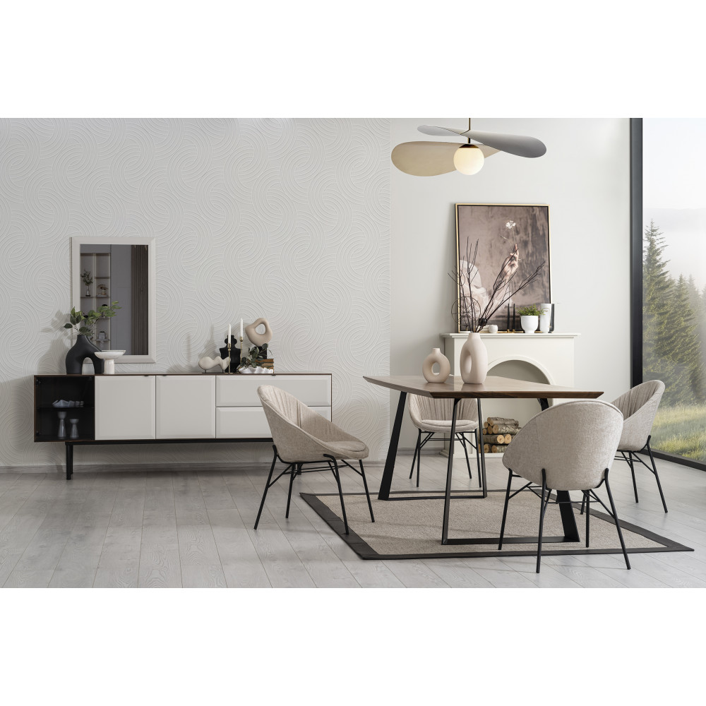 MÜNİH YEMEK ODASI TAKIMI -  Koltukevim İnegöl Online Mobilya Mağazası