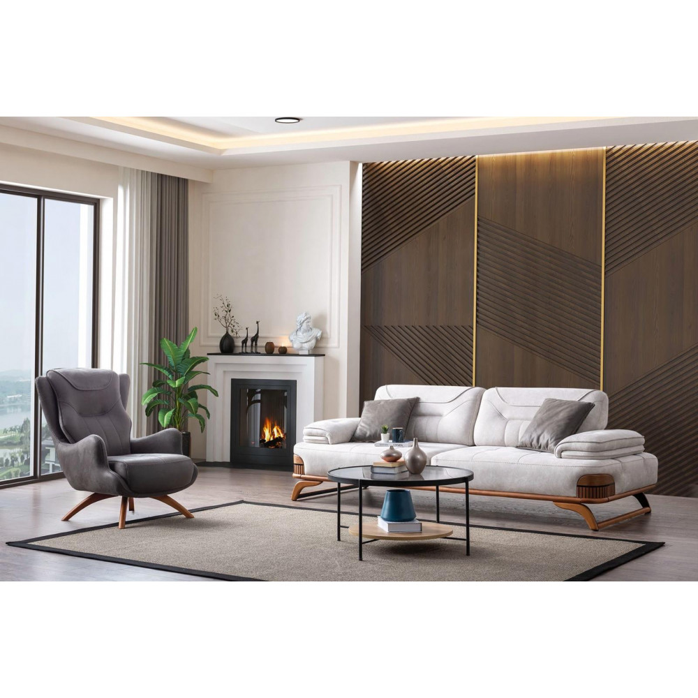 JAGUAR ÜÇLÜ KOLTUK -  Koltukevim İnegöl Online Mobilya Mağazası