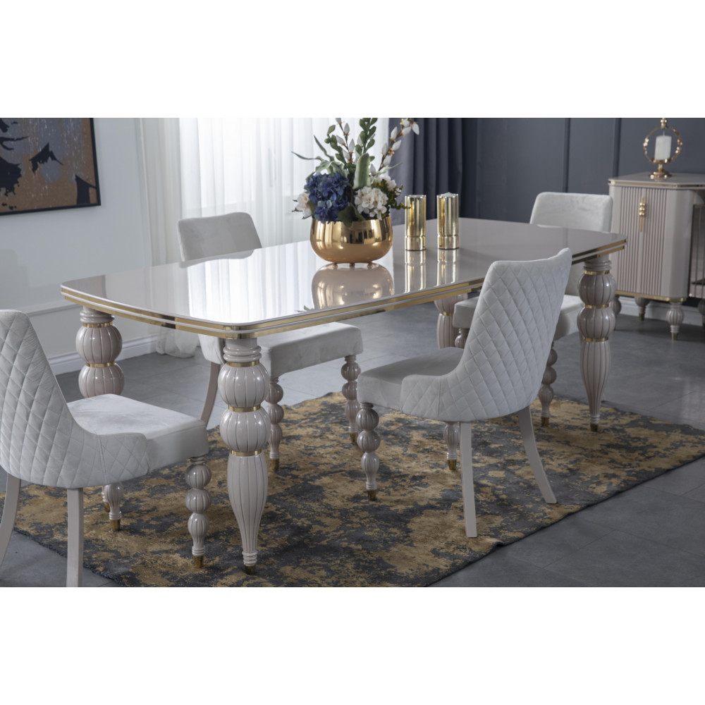 EFLAN DİNNER TABLE SET -  Koltukevim Inegol Online Furniture Store EFLAN DİNNER TABLE SET -  Koltukevim Inegol Online Furniture Store