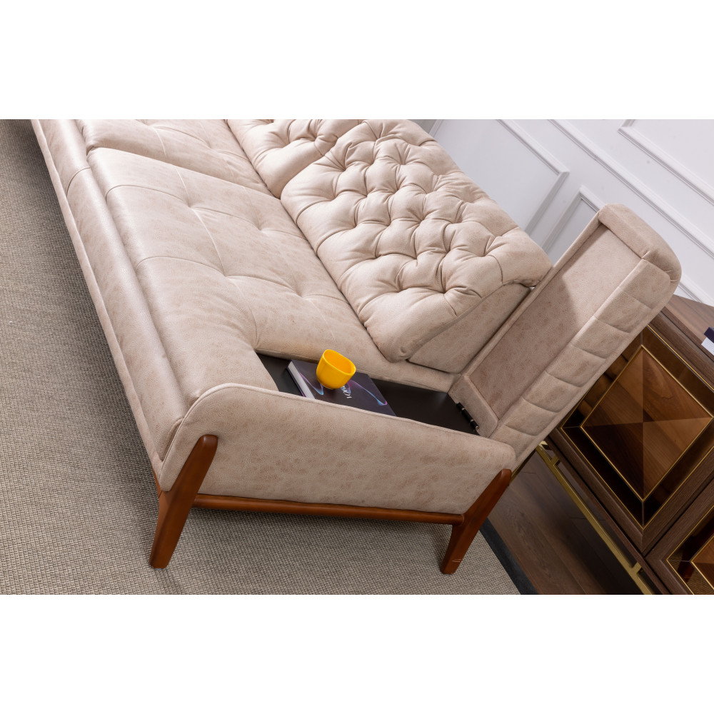 PALE THREE SEATER SOFA -  Koltukevim Inegol Online Furniture Store