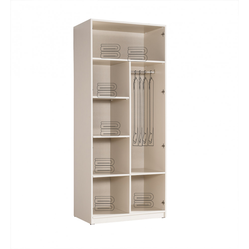 MERAL GARDROP ( 6 KAPAKLI ) -  Koltukevim İnegöl Online Mobilya Mağazası