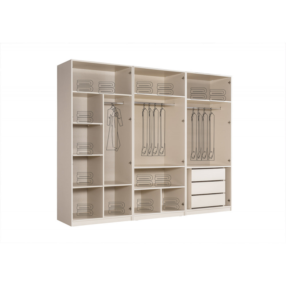 MERAL GARDROP ( 6 KAPAKLI ) -  Koltukevim İnegöl Online Mobilya Mağazası