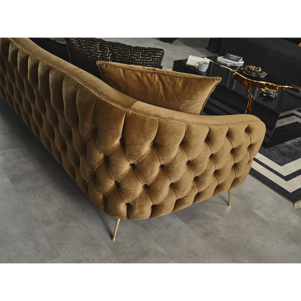 ELİSA GOLD ÜÇLÜ KOLTUK -  Koltukevim İnegöl Online Mobilya Mağazası