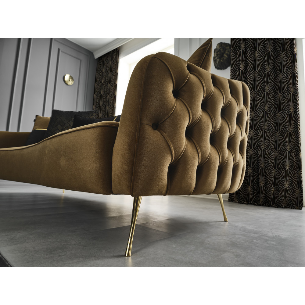 ELİSA GOLD ÜÇLÜ KOLTUK -  Koltukevim İnegöl Online Mobilya Mağazası